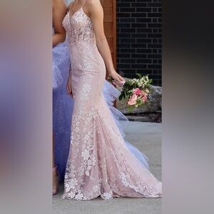 Morilee Pink Prom Dress size 2